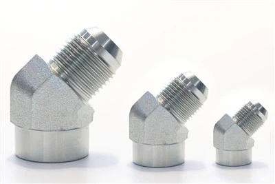 Apa JIC női NPTF 45 fokos hidraulikus adapter tömlőszerelvények