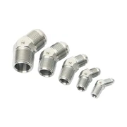 Apa JIC apa NPTF 45 fokos hidraulikus adapter tömlőszerelvények