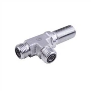 Acél ORFS válaszfalú póló hidraulikus szerelvények